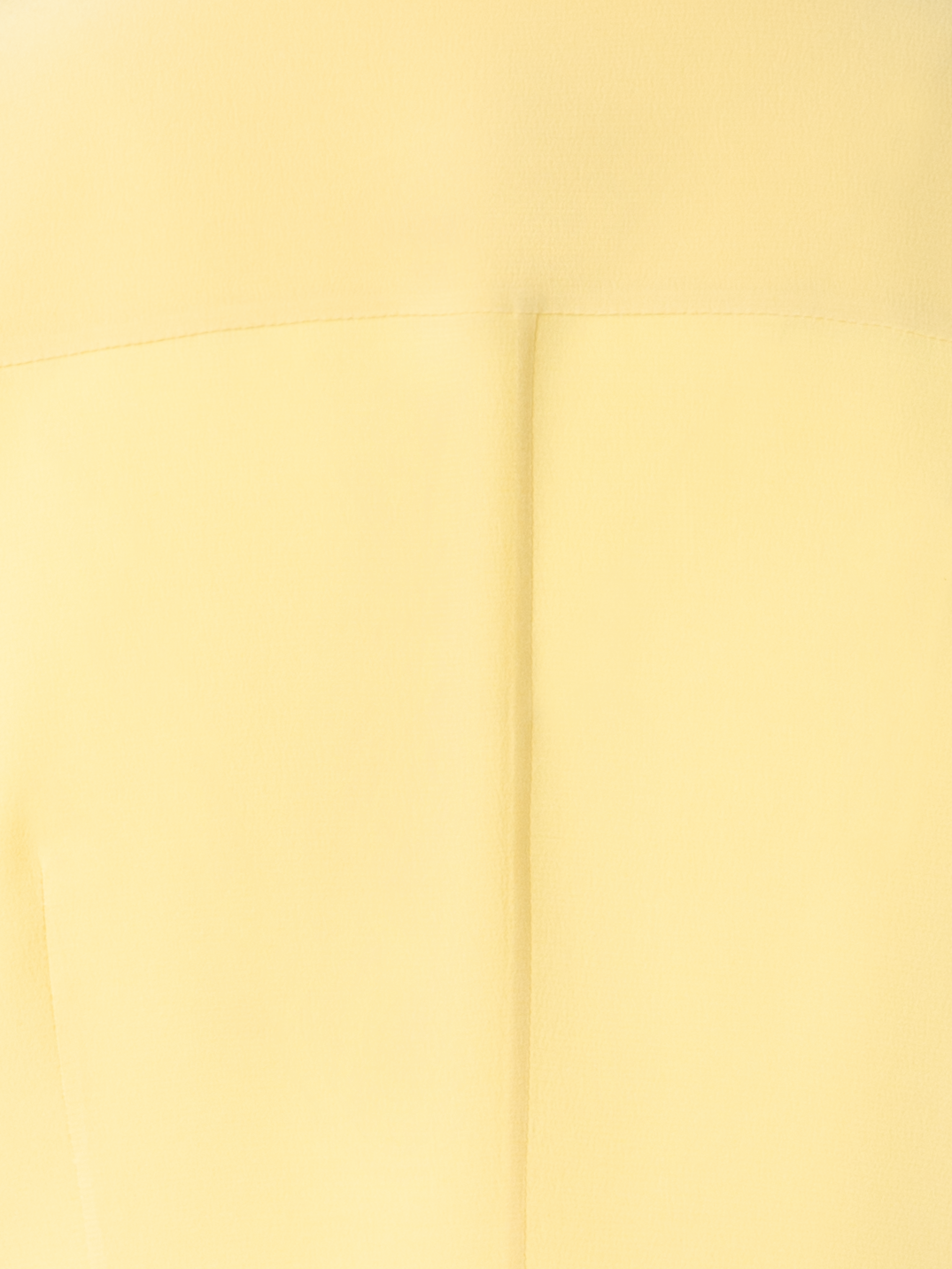Designer Fitted Silk Blouse - pastel - yellow