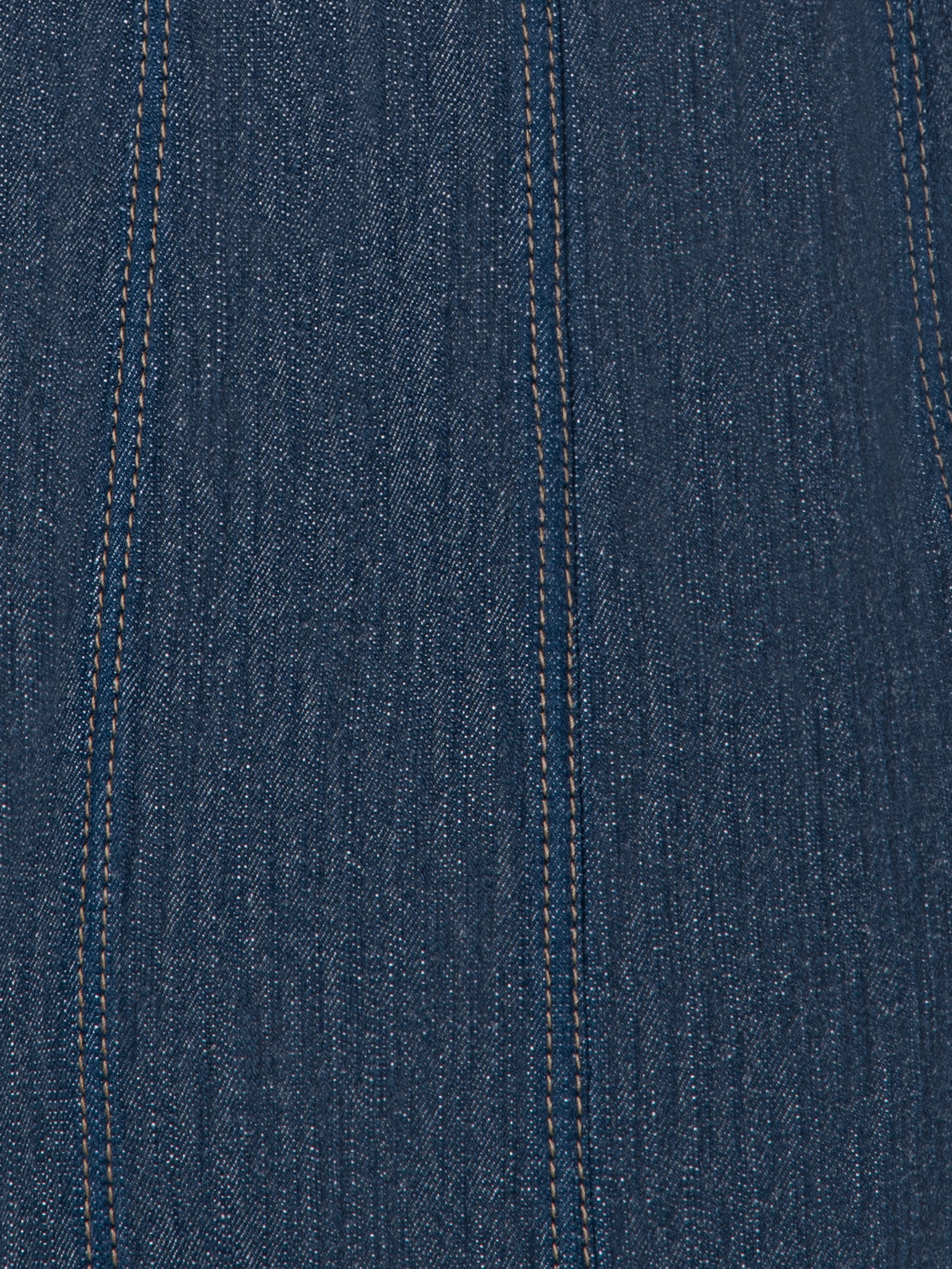 Designer Short Denim Dress with Polo Collar - navy - blue