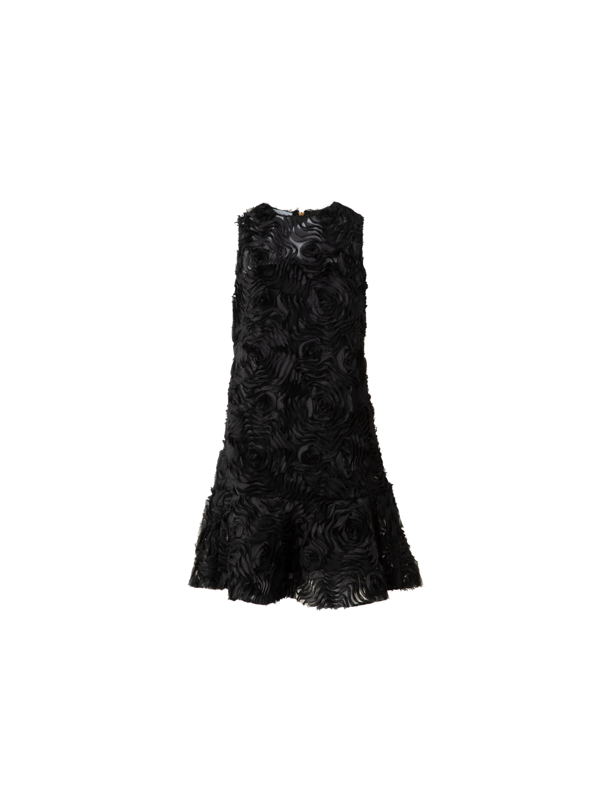 Cocktail Dress with 3D Carnation Embroidery Akris Inc. Cocktail Dress with 3D Carnation Embroidery Akris Inc.