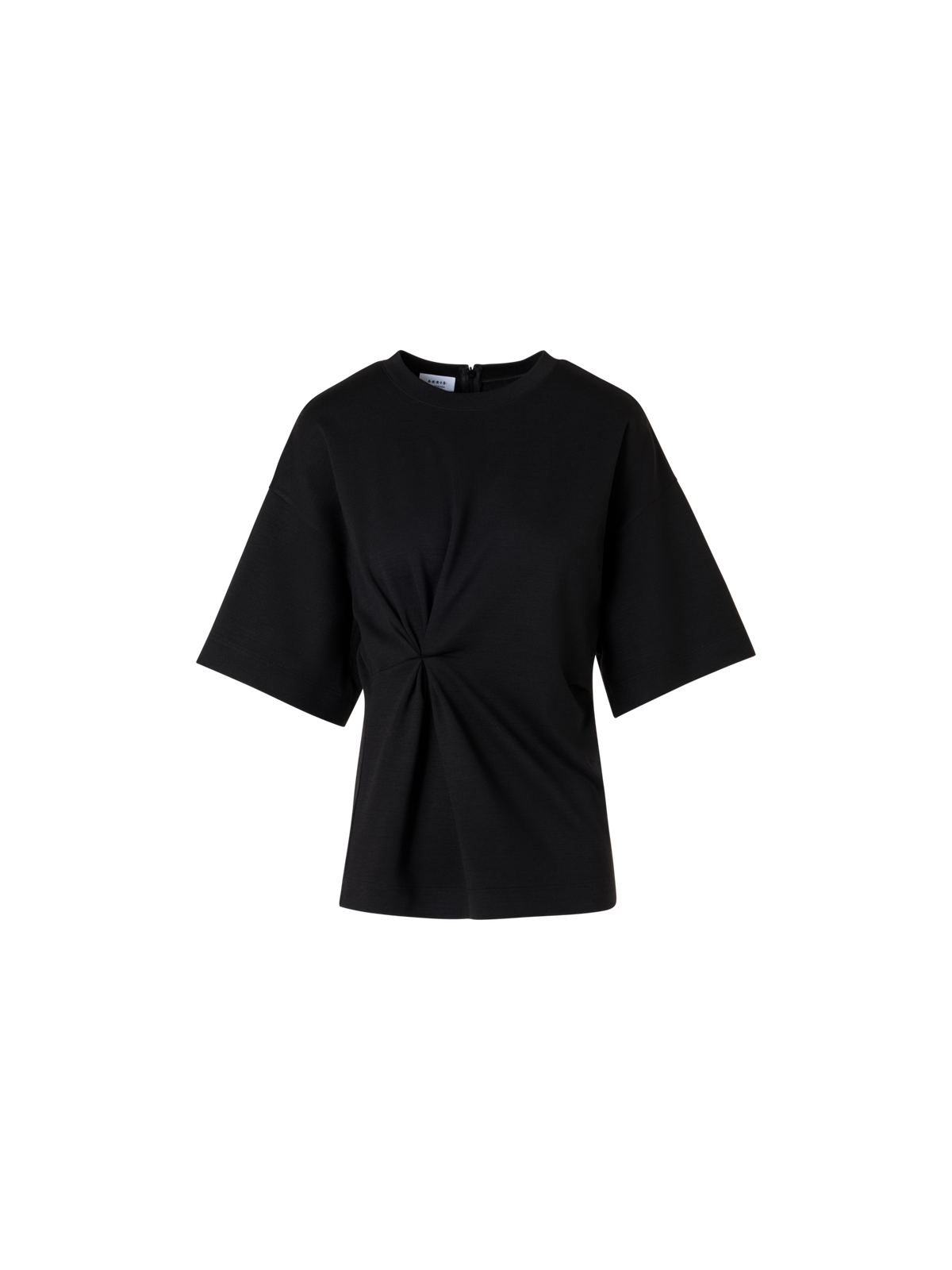 Designer Short-Sleeve Punto Dot T-Shirt - black