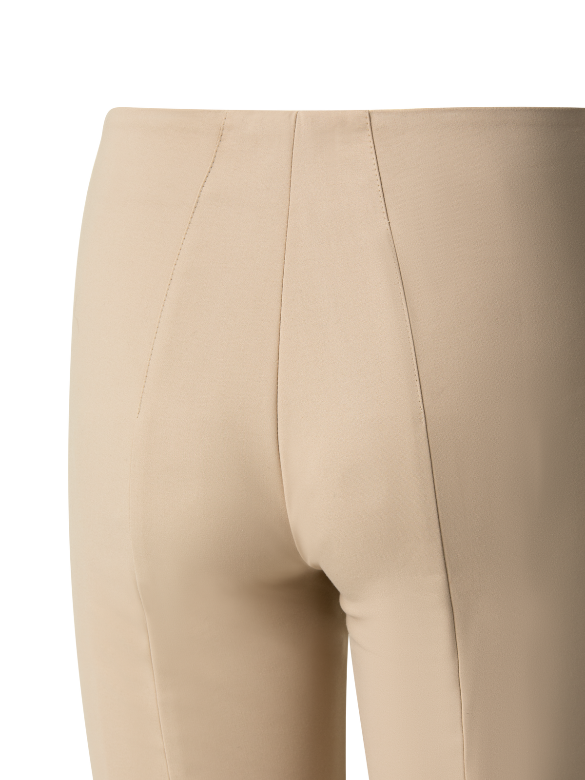 Designer Slim Cotton Techno Stretch Pants - neutral - beige