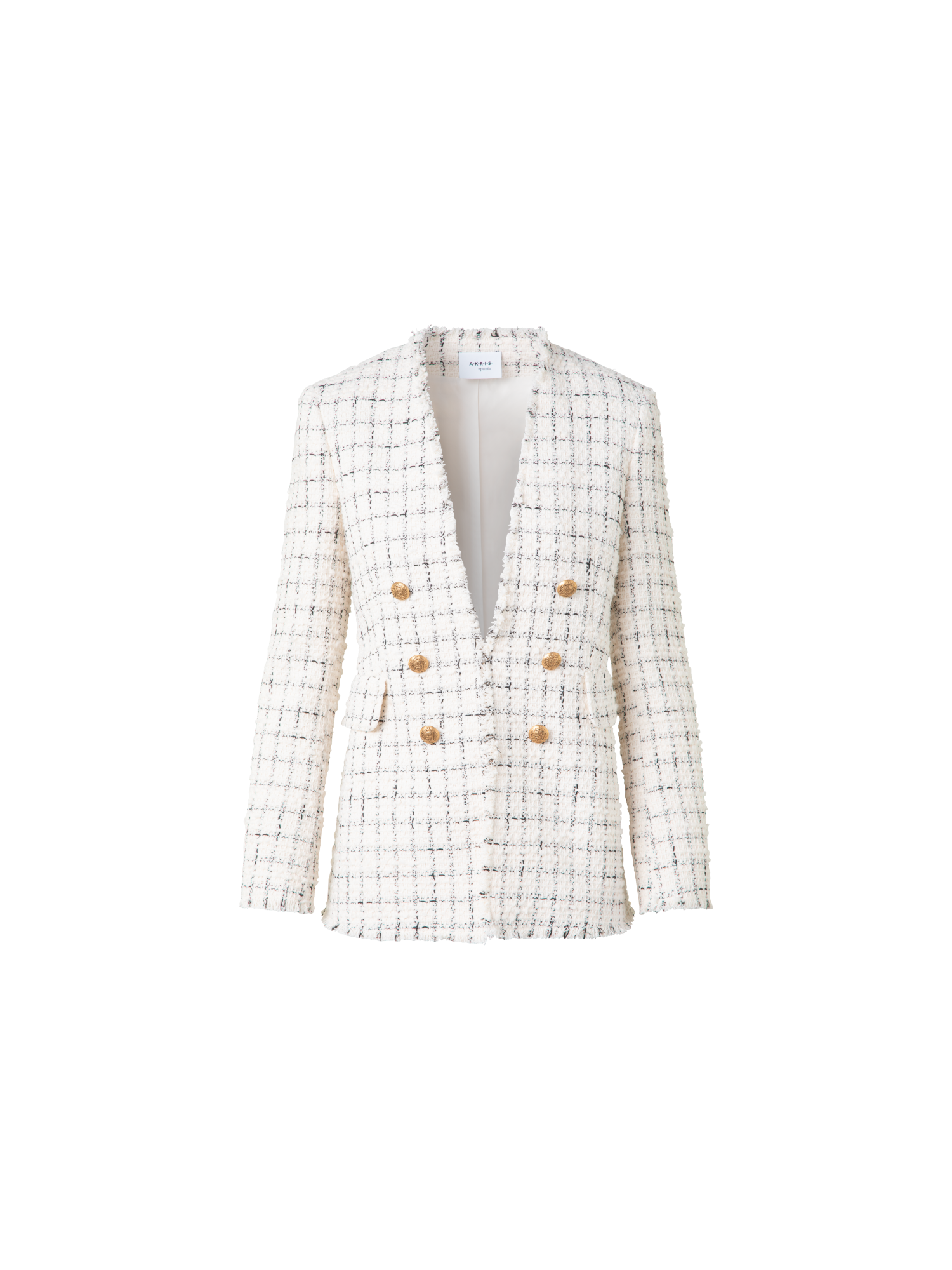 Long Chunky Tweed Jacket – Akris Inc. Long Chunky Tweed Jacket – Akris Inc.