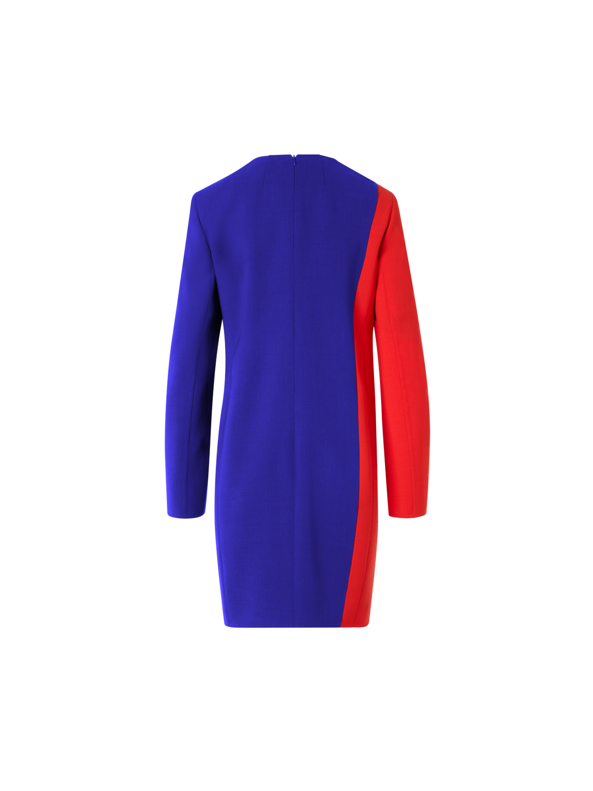 Designer Sheath Dress with Vortex Patchwork - multicolor