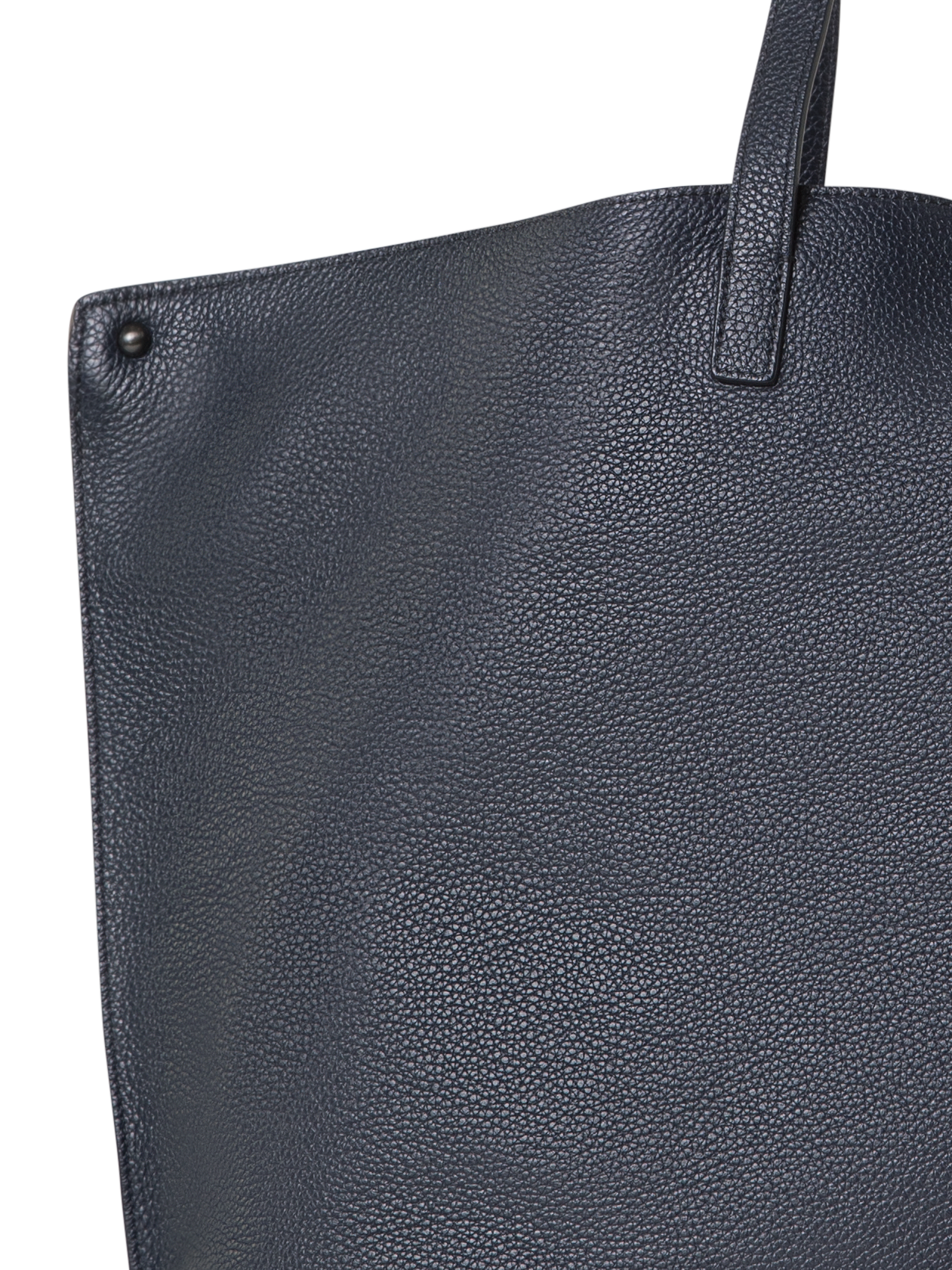 Designer Ai Medium Shoulder Tote - navy - blue