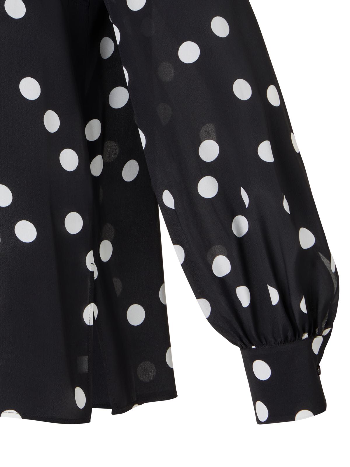 Designer Viscose Georgette Blouse - black