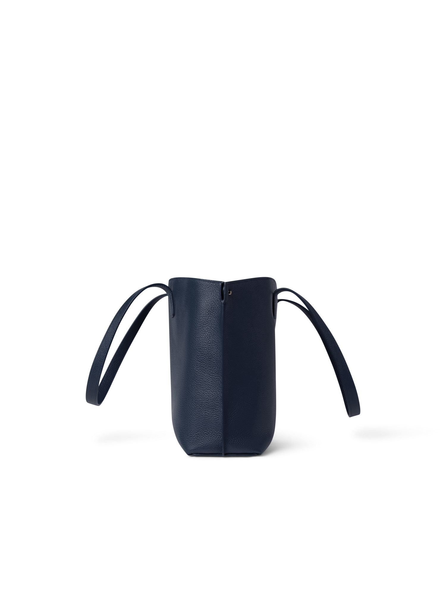 Designer Ai Small Shoulder Tote - navy - blue