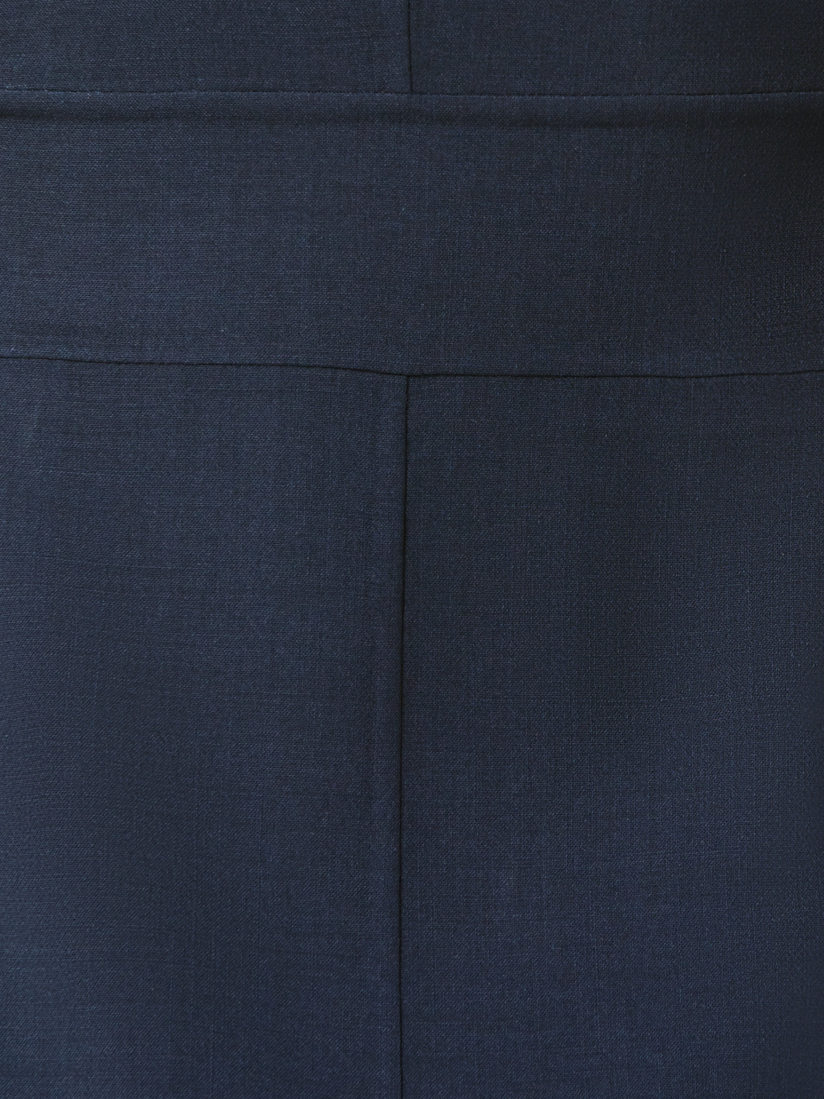 Designer Wool Double-Face Blazer with Leather Collar - navy - blue