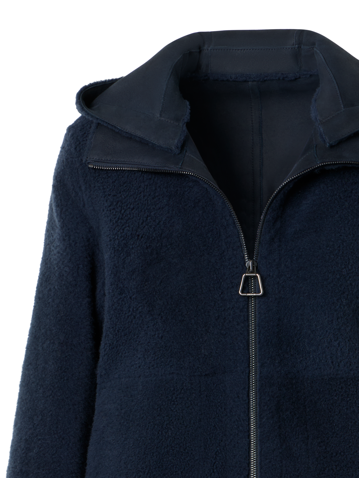 Designer Dino Shearling Jacket - black