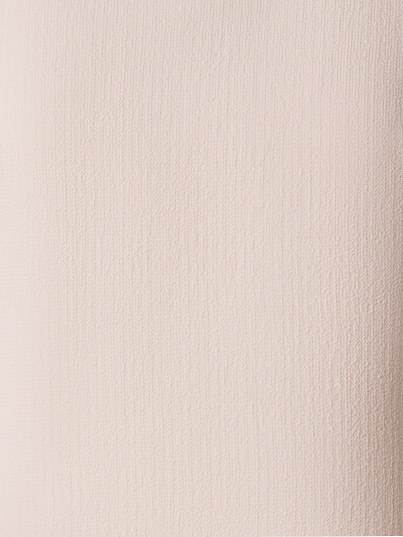 Designer Asymmetrical Flared Dress in Wool Double-Face - pastel - pink