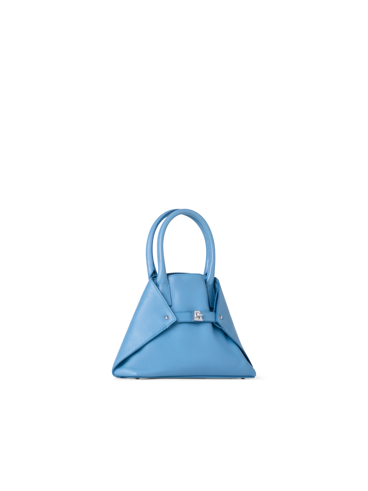 Designer Ai Little Top Handle Tote - blue