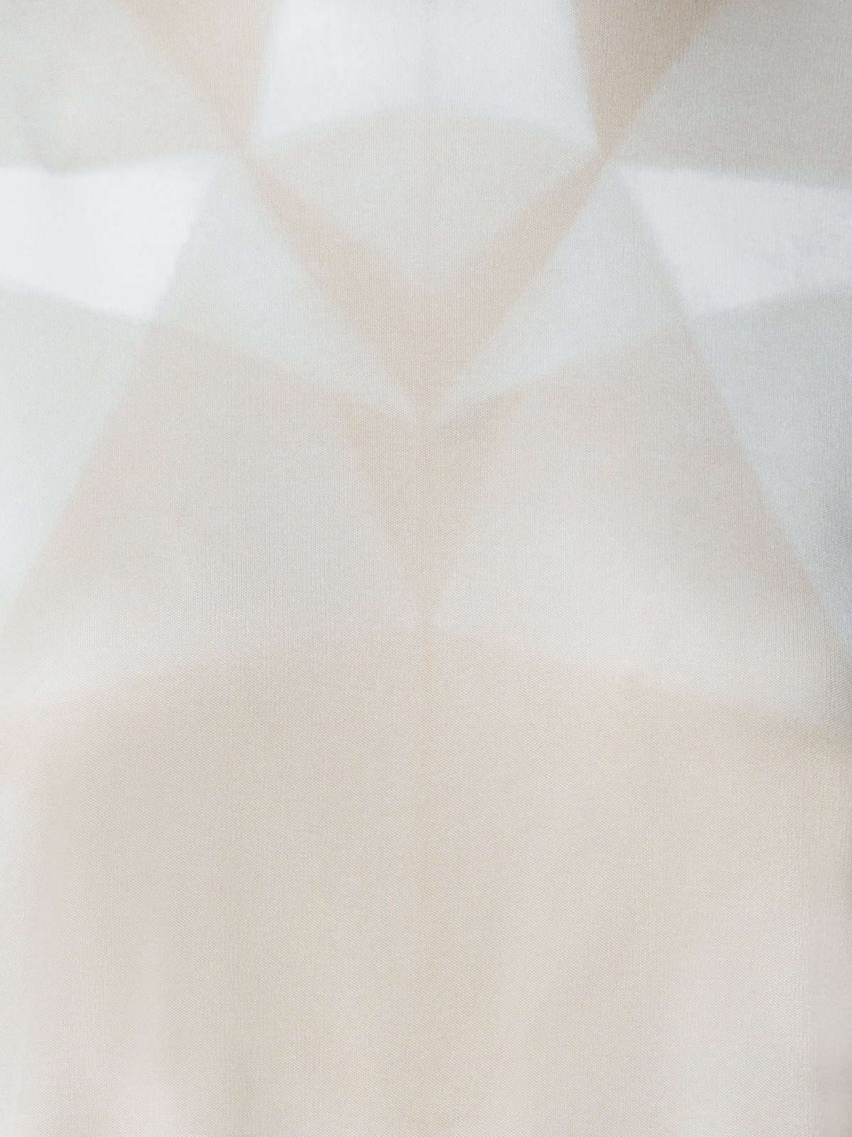 Designer Silk T-Shirt with Chiaroscuro Print - neutral - pastel - multicolor - beige