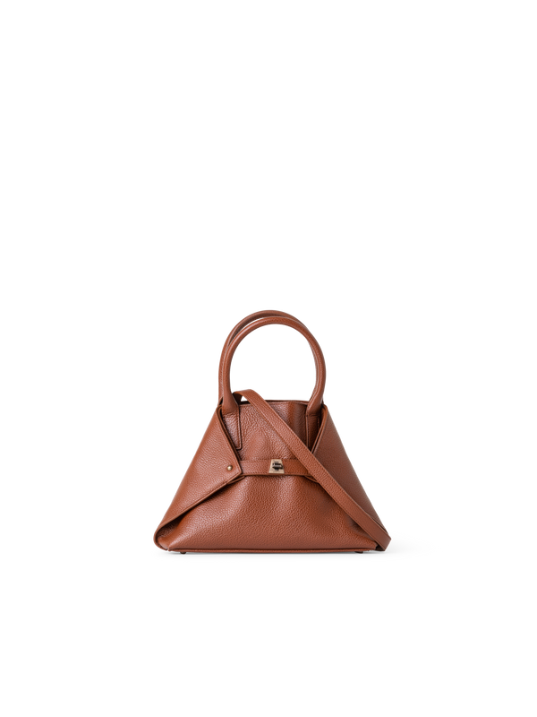 Designer Ai Little Top Handle Tote - neutral - brown