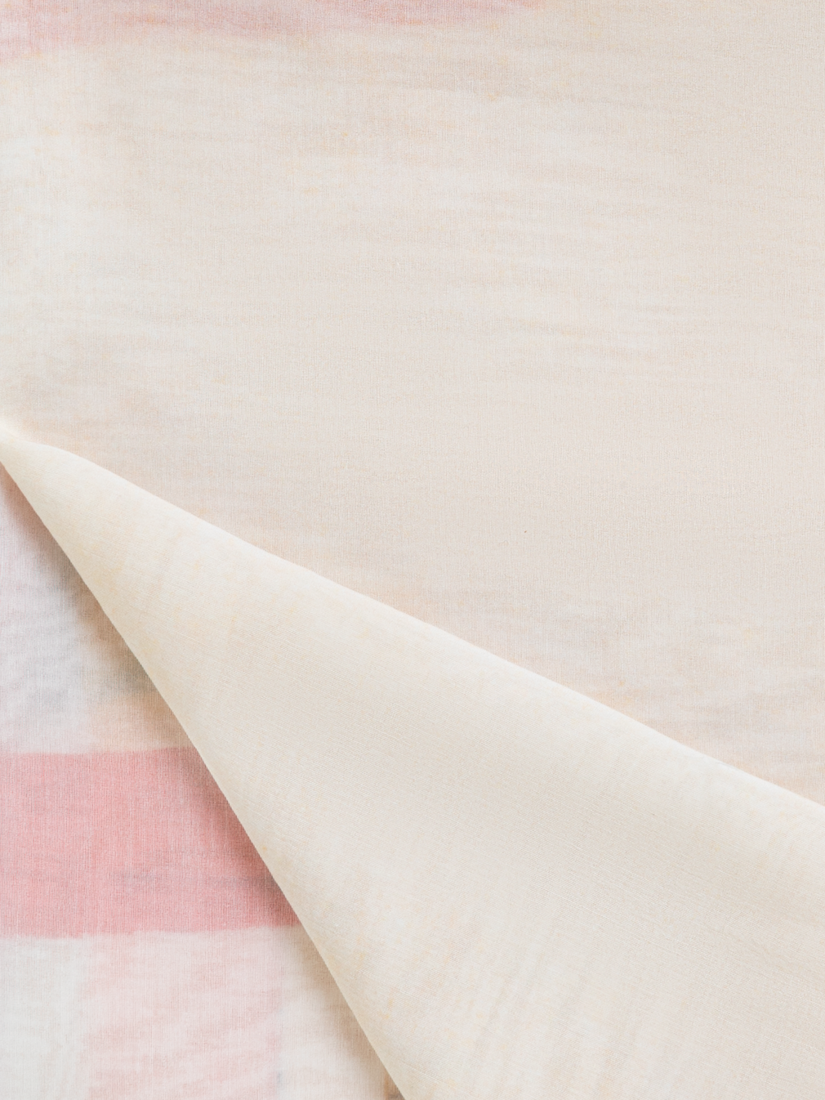 Designer Scarf in Cotton and Silk with Mural Print - multicolor