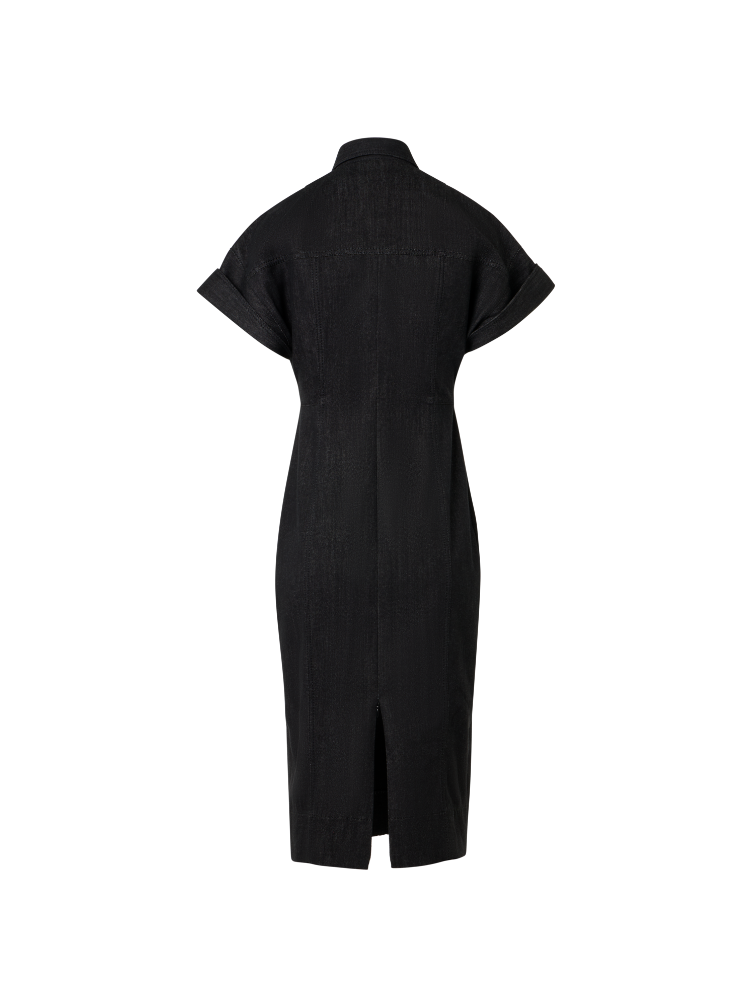 Short Denim Dress with Polo Collar Akris Inc. Short Denim Dress with Polo Collar Akris Inc.