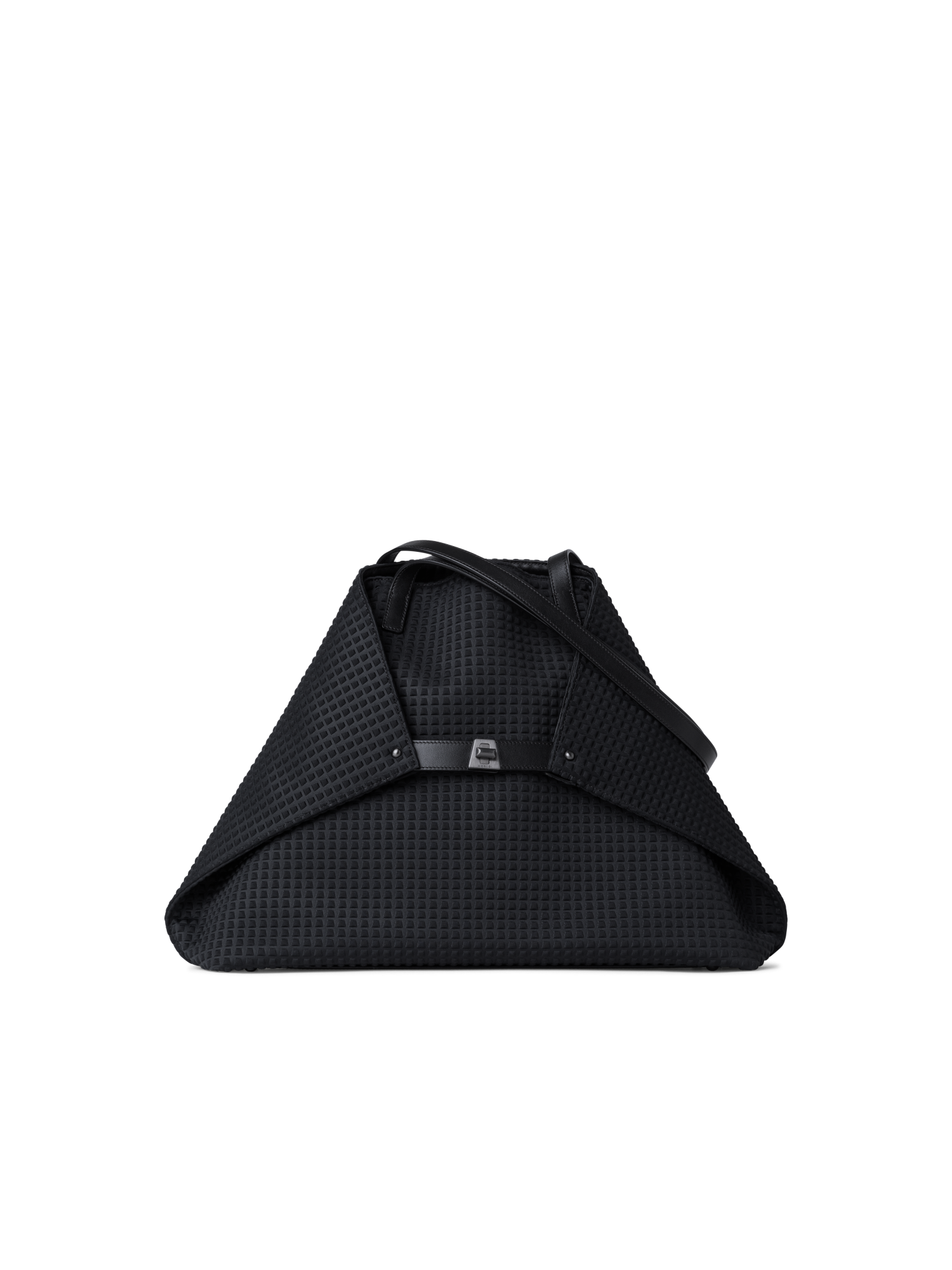 Designer Ai Medium Shoulder Tote - neutral - black