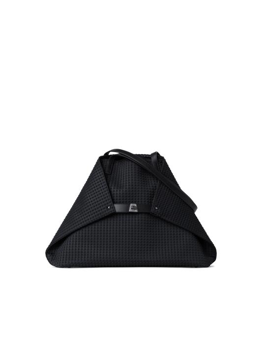 Designer Ai Medium Shoulder Tote - neutral - black