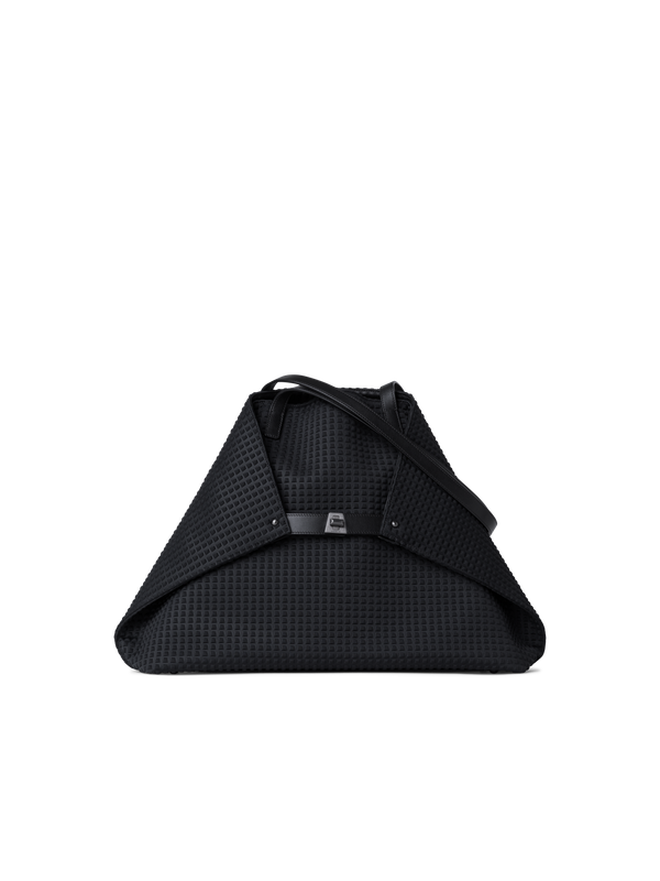 Designer Ai Medium Shoulder Tote - neutral - black