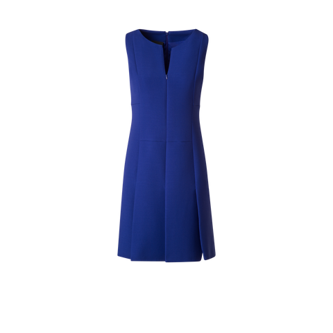 A-Line Wool Double-Face Sheath Dress