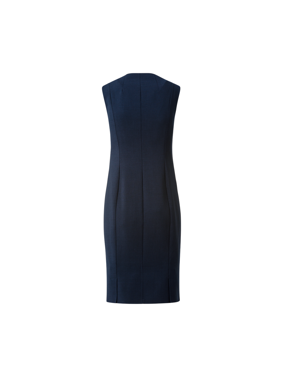 Sleeveless Sheath Dress from Wool Double-Face navy / 14 Sleeveless Sheath Dress from Wool Double-Face navy / 14