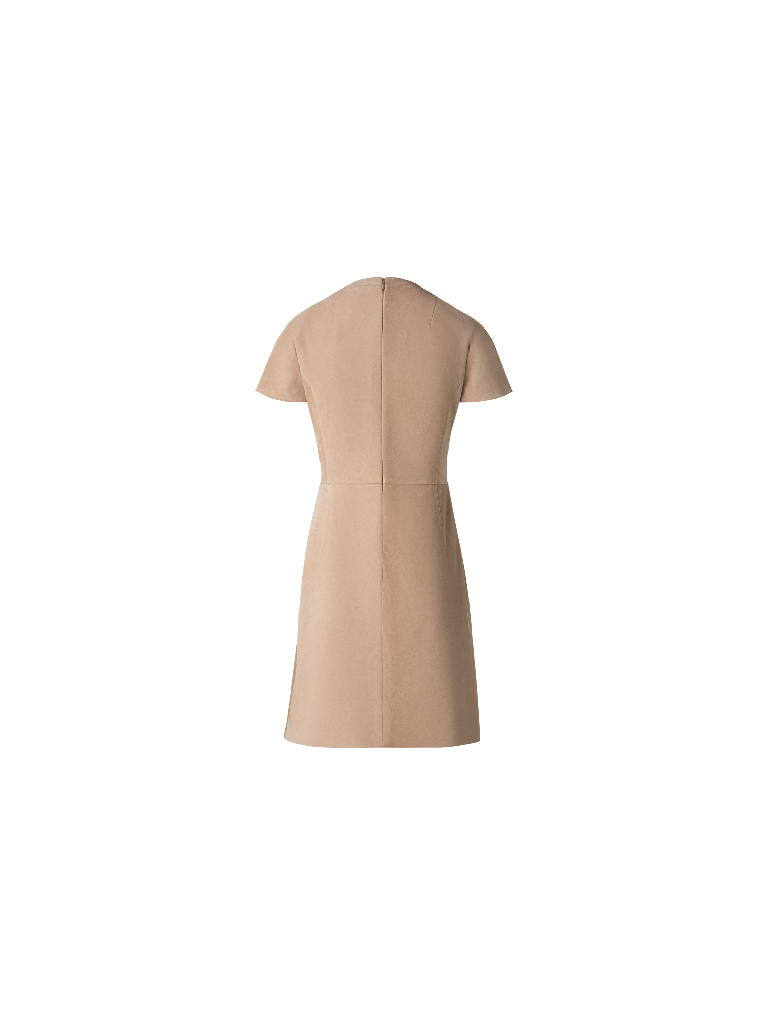 Soft Cotton Raffia and Suede Leather Dress Akris Inc. Soft Cotton Raffia and Suede Leather Dress Akris Inc.