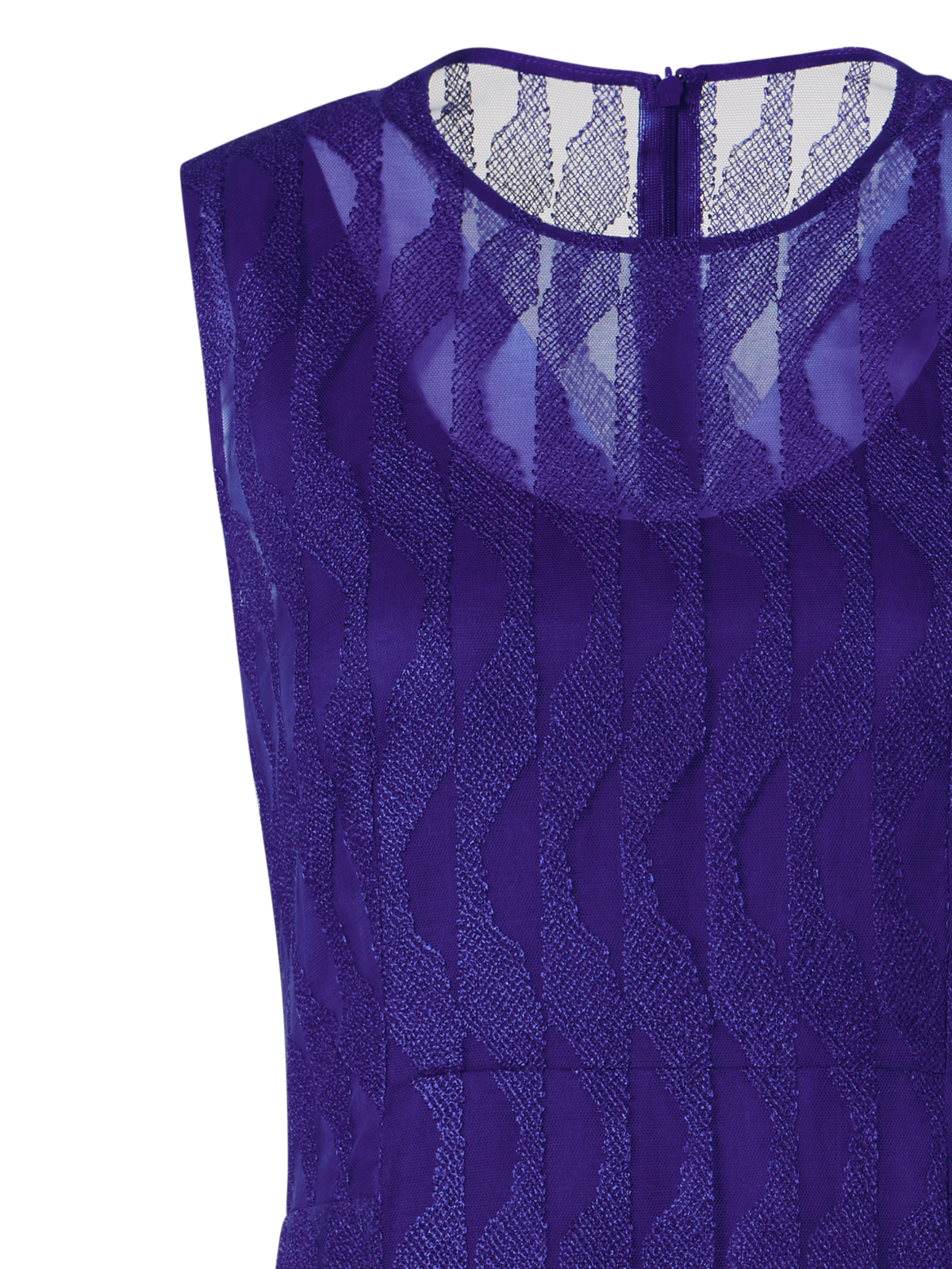 Designer Sleeveless High Plains Gown - purple