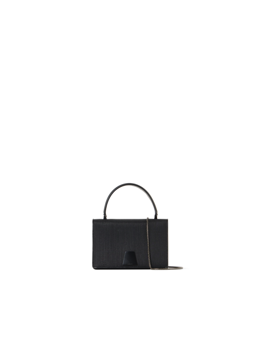 Designer Alice Mini Top Handle Bag - black