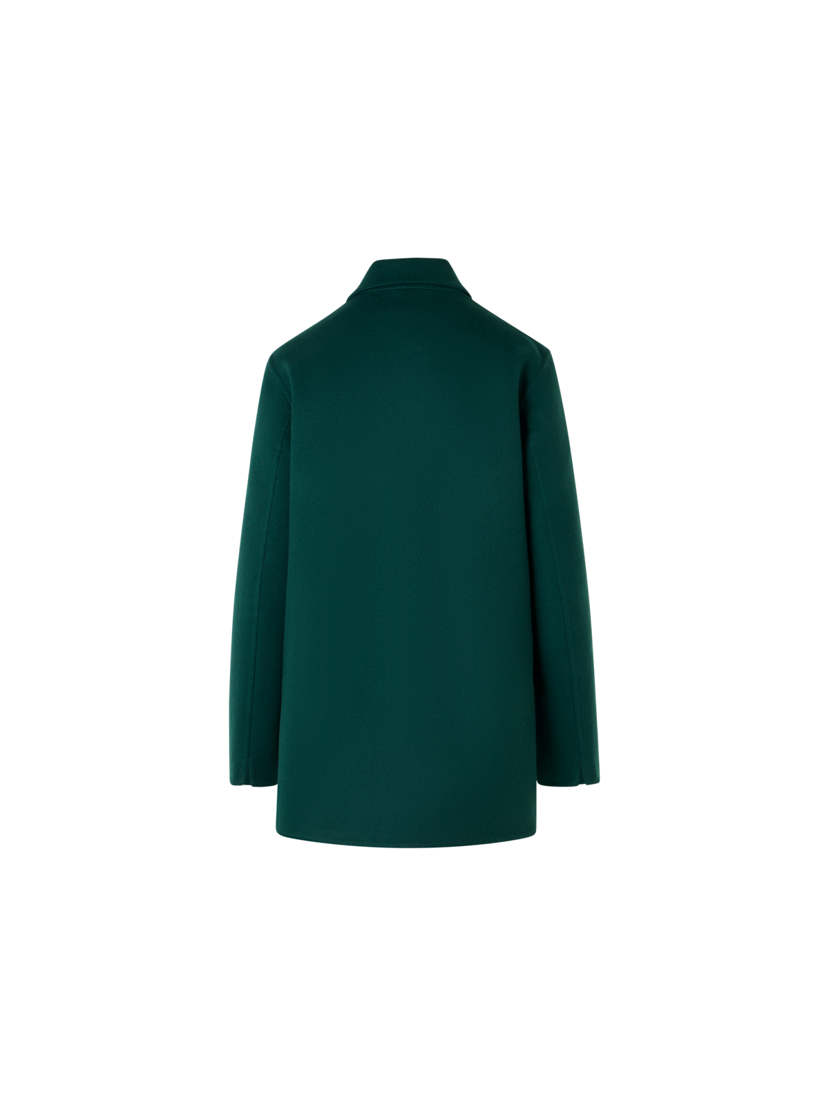 Designer Oversized Cashmere Double-Face Shirt Jacket - green