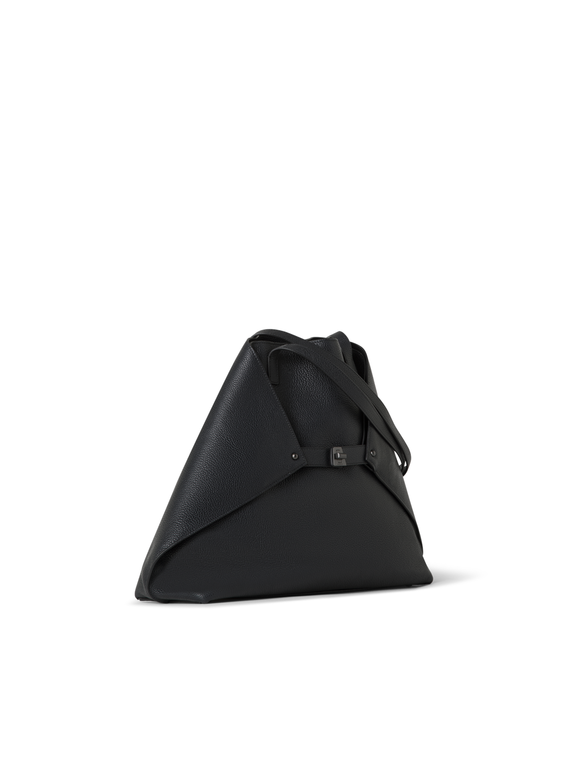 Designer Ai Medium Shoulder Tote - neutral - black