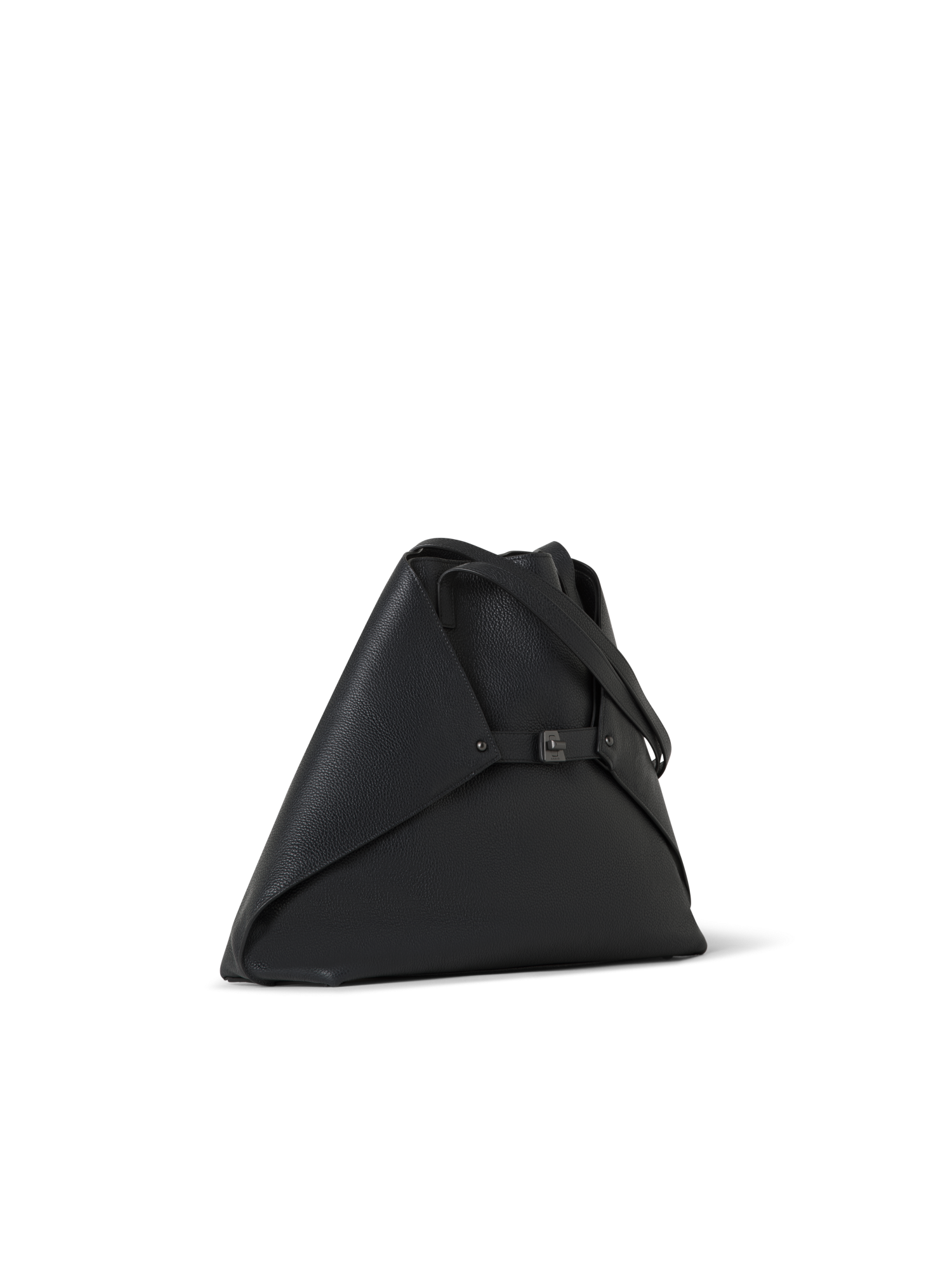 Designer Ai Medium Shoulder Tote - neutral - black