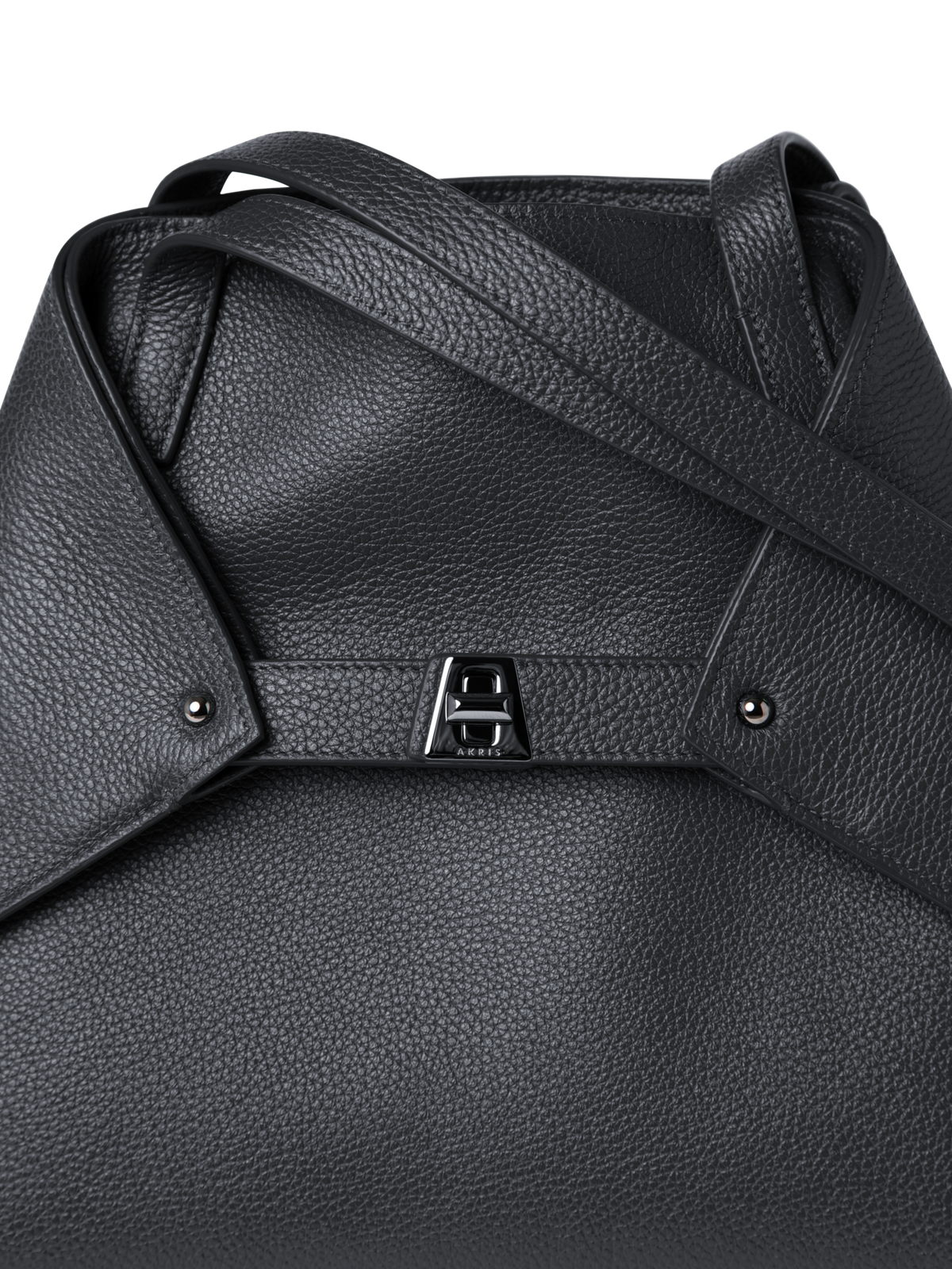 Designer Ai Small Shoulder Tote - neutral - black