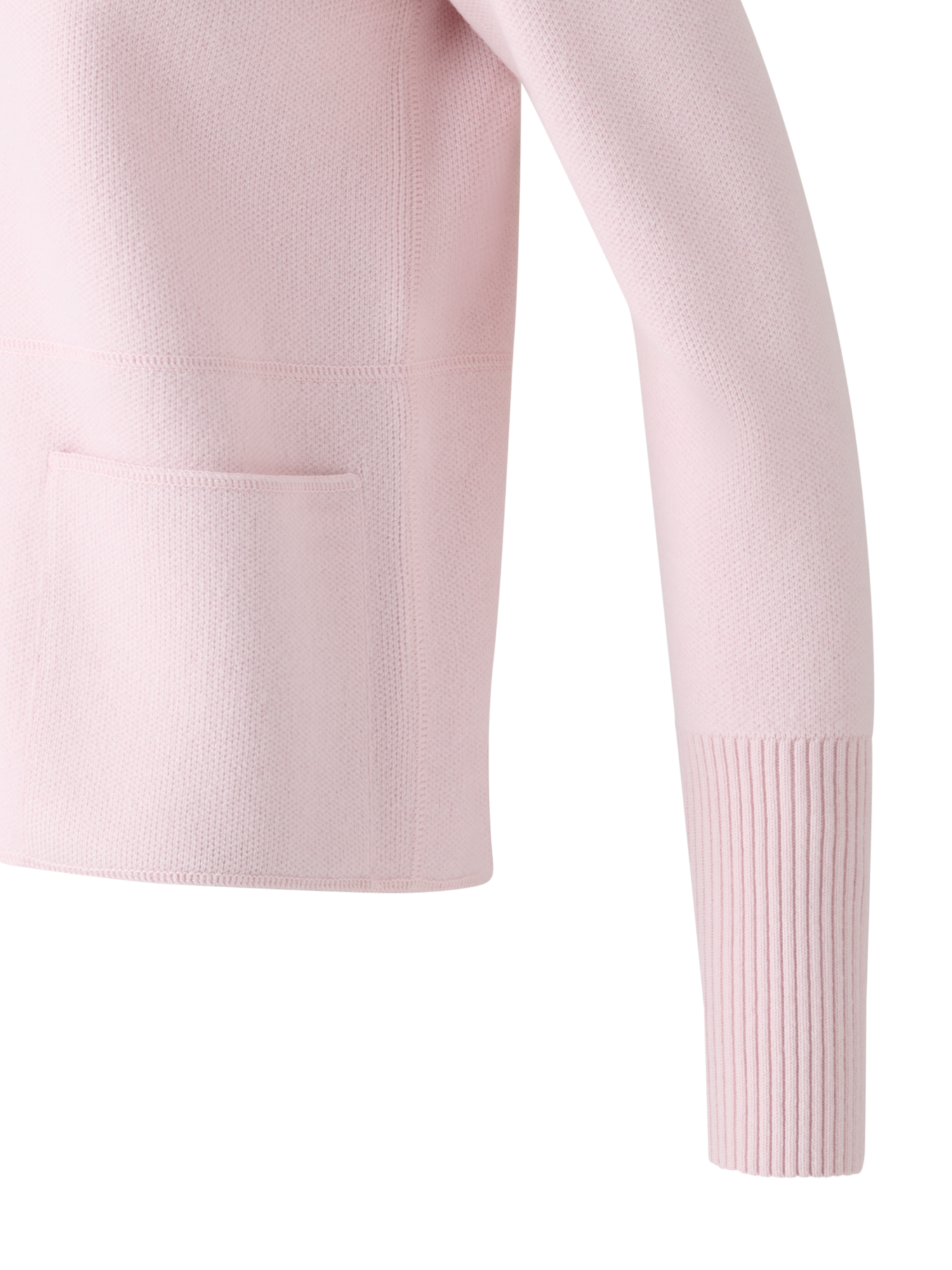 Designer Pure Cashmere Knit Cardigan - pastel - pink