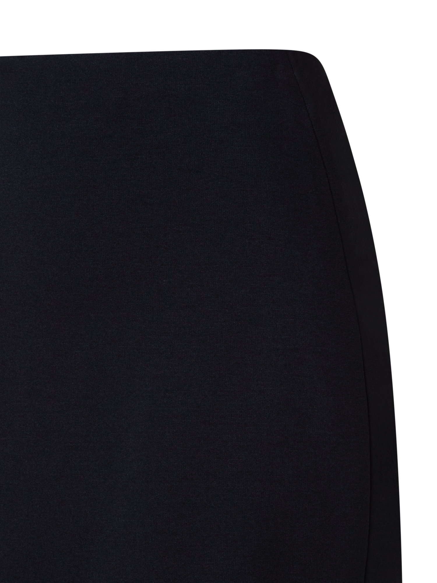 Designer Jersey Pencil Skirt - black