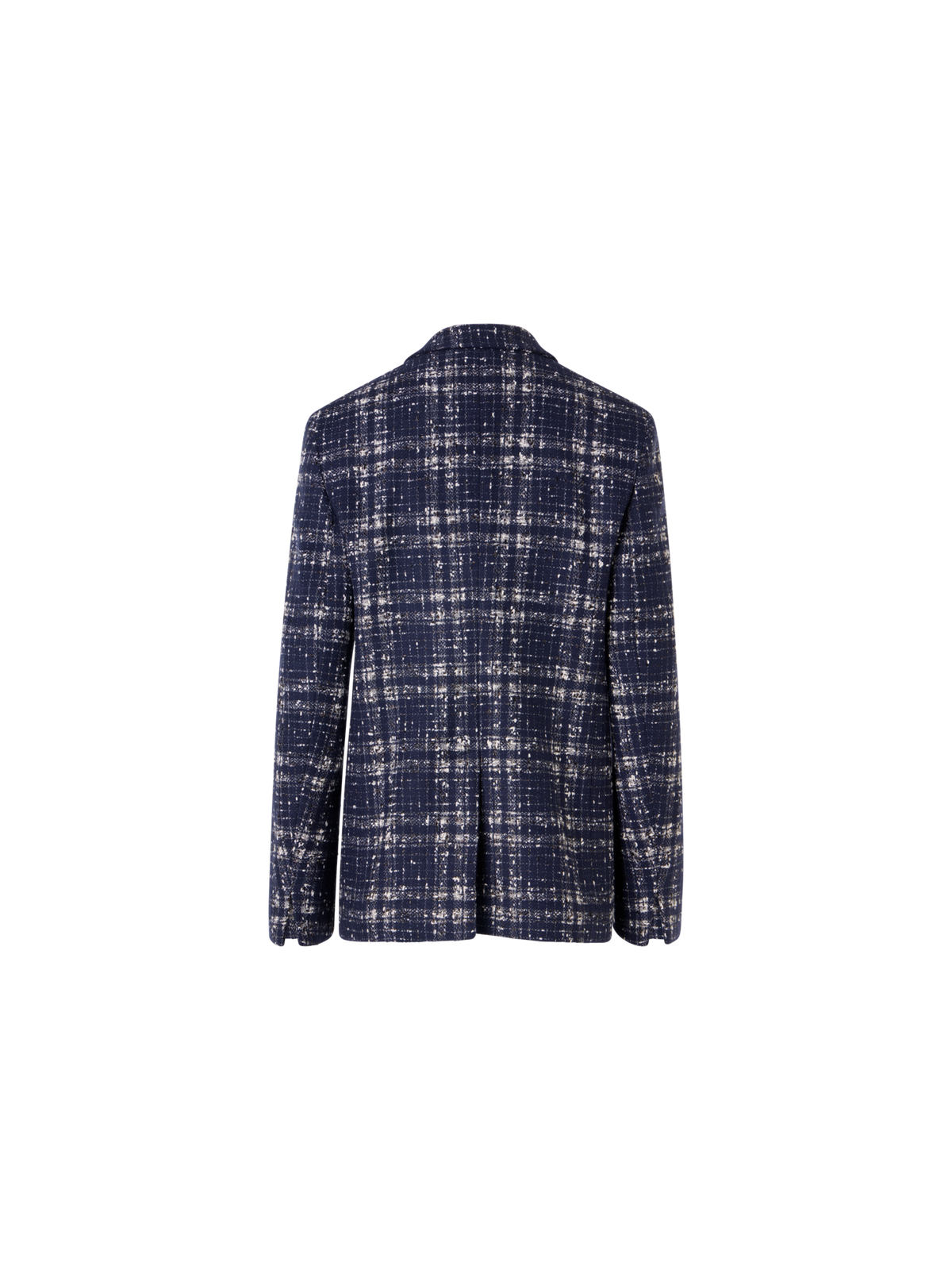 Designer Kora Jacket in Wool-Viscose Tweed - blue