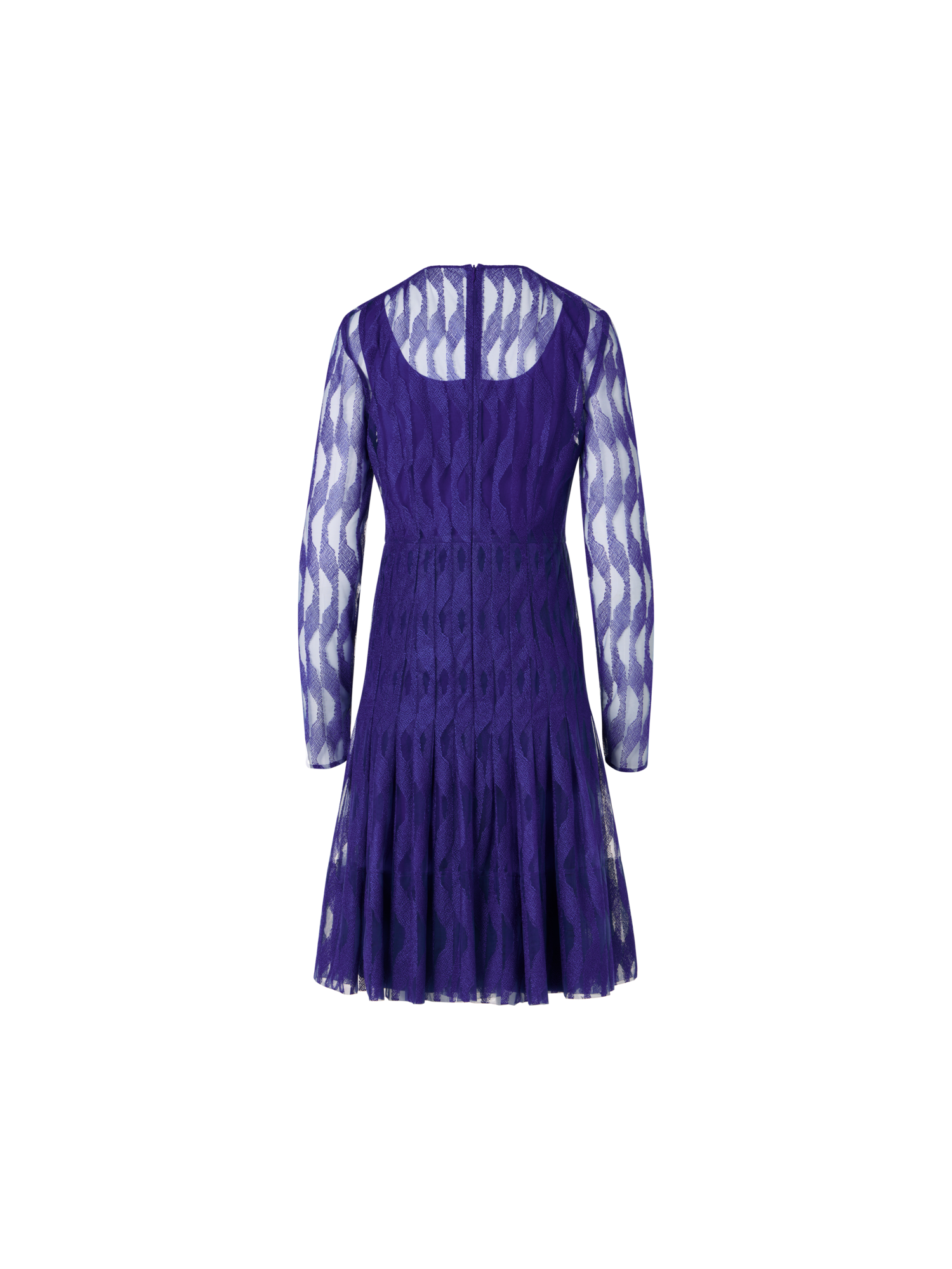 Designer Long-Sleeve High Plains Dress - purple