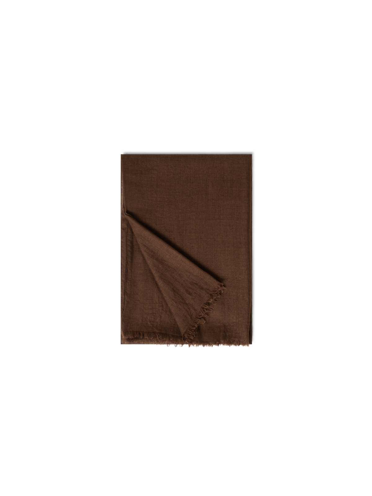 Designer Cashmere Silk Scarf - brown