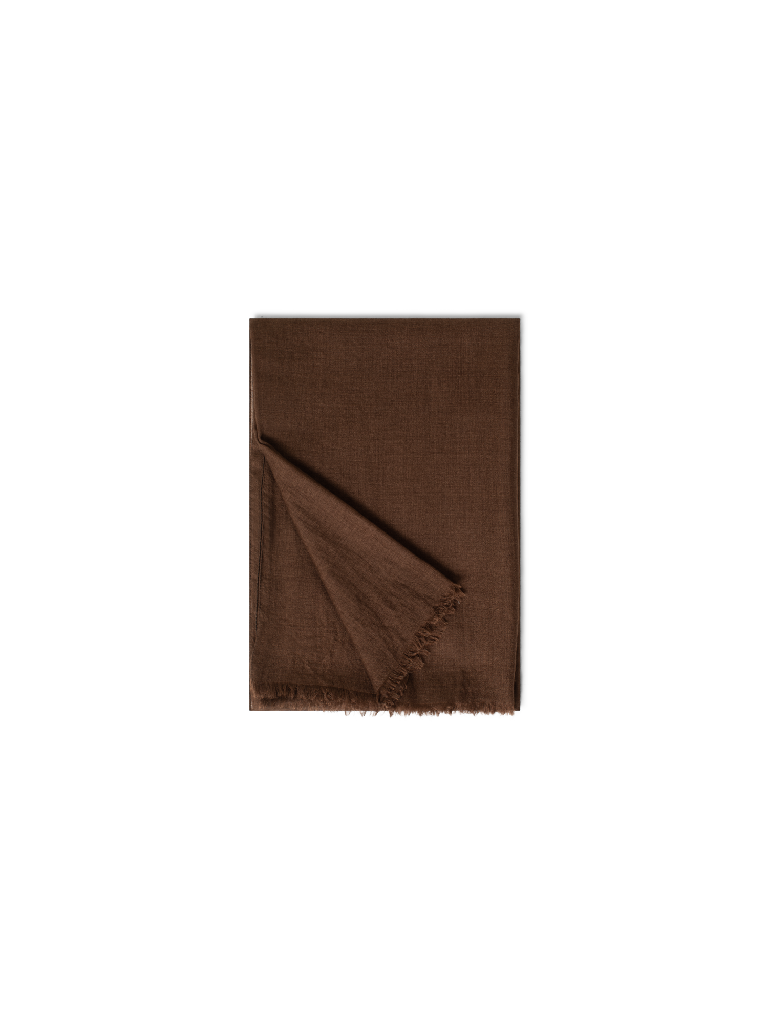Designer Cashmere Silk Scarf - brown