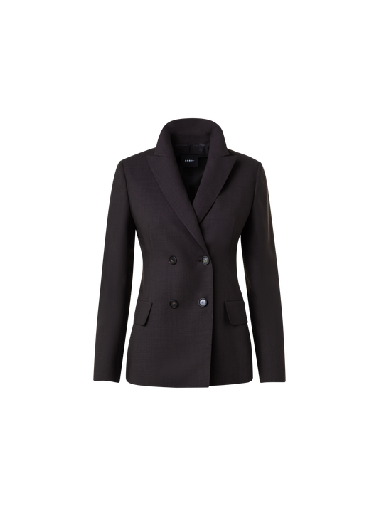 Designer Cool Wool Jacket - brown