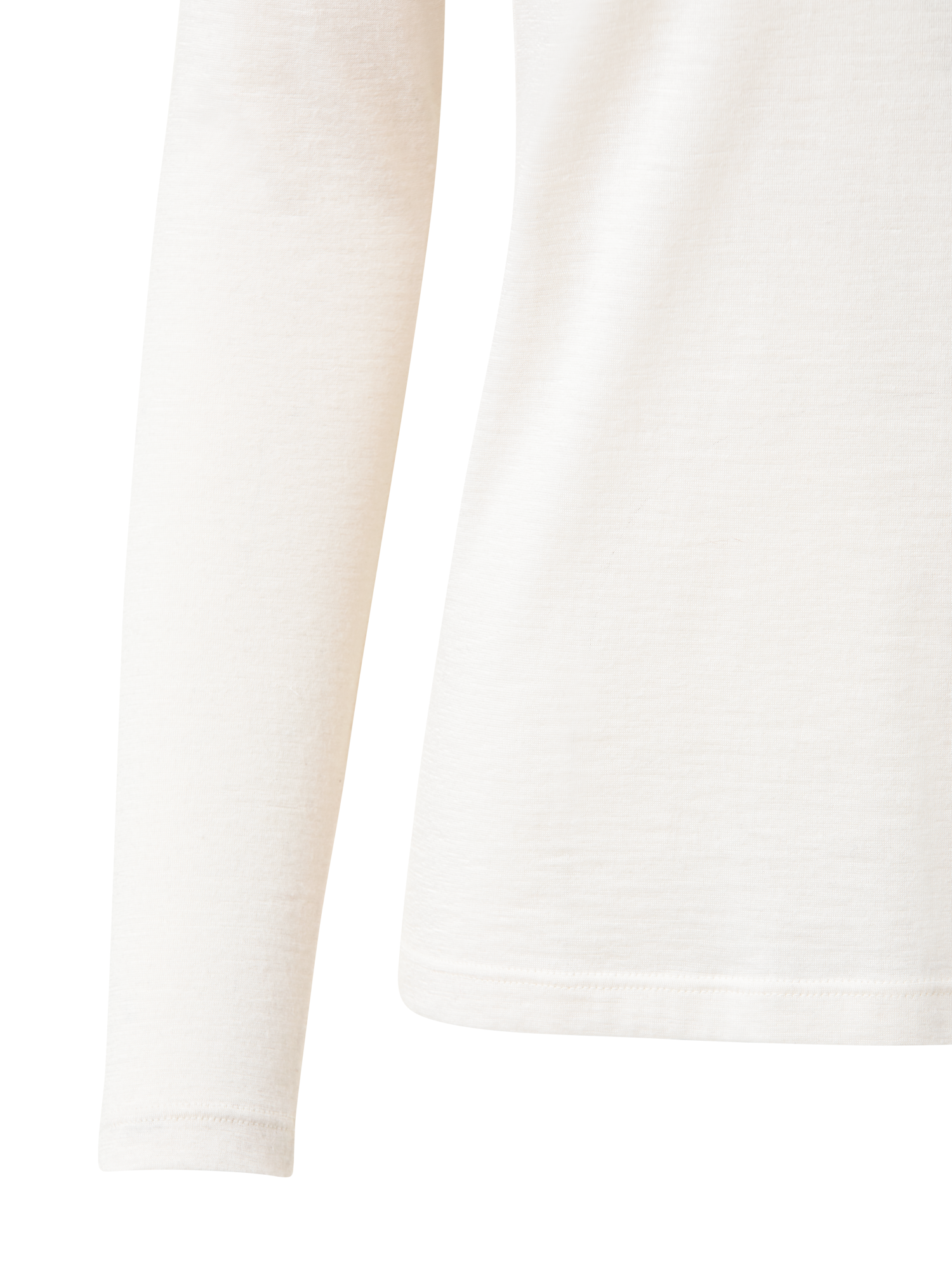 Designer Cashmere Silk Shirt - ecru - white
