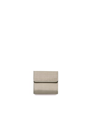 Designer Small Flap Over Wallet in Horsehair
