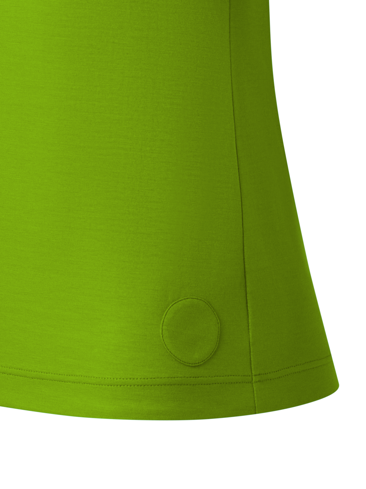 Designer Square Neck T-Shirt in Modal - green