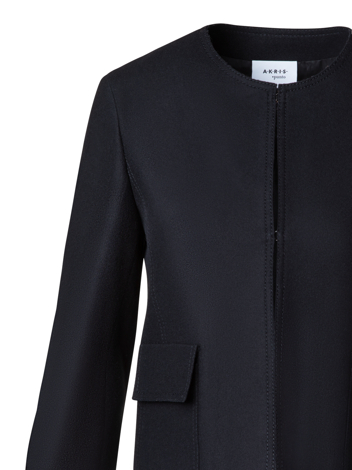 Designer Short Taglio Vivo Jacket - black