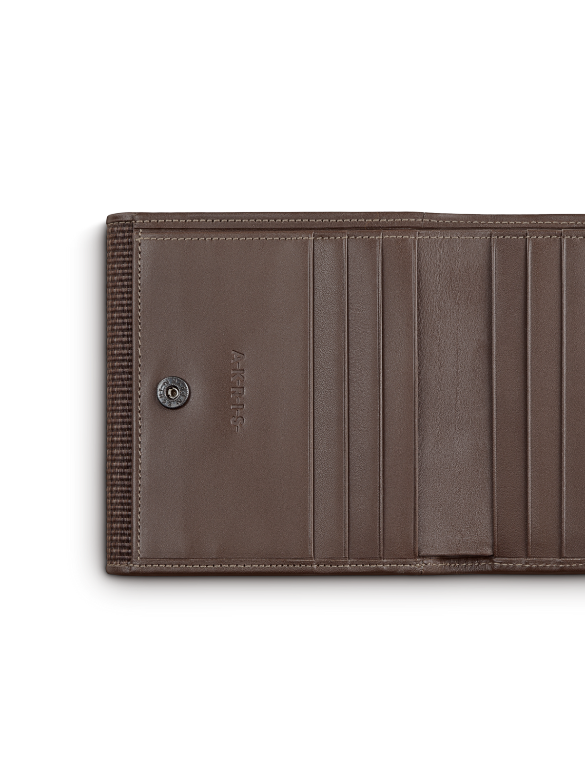 Designer Small Flap Over Wallet in Horsehair, 10.3 x 9.5 x2.3 cm