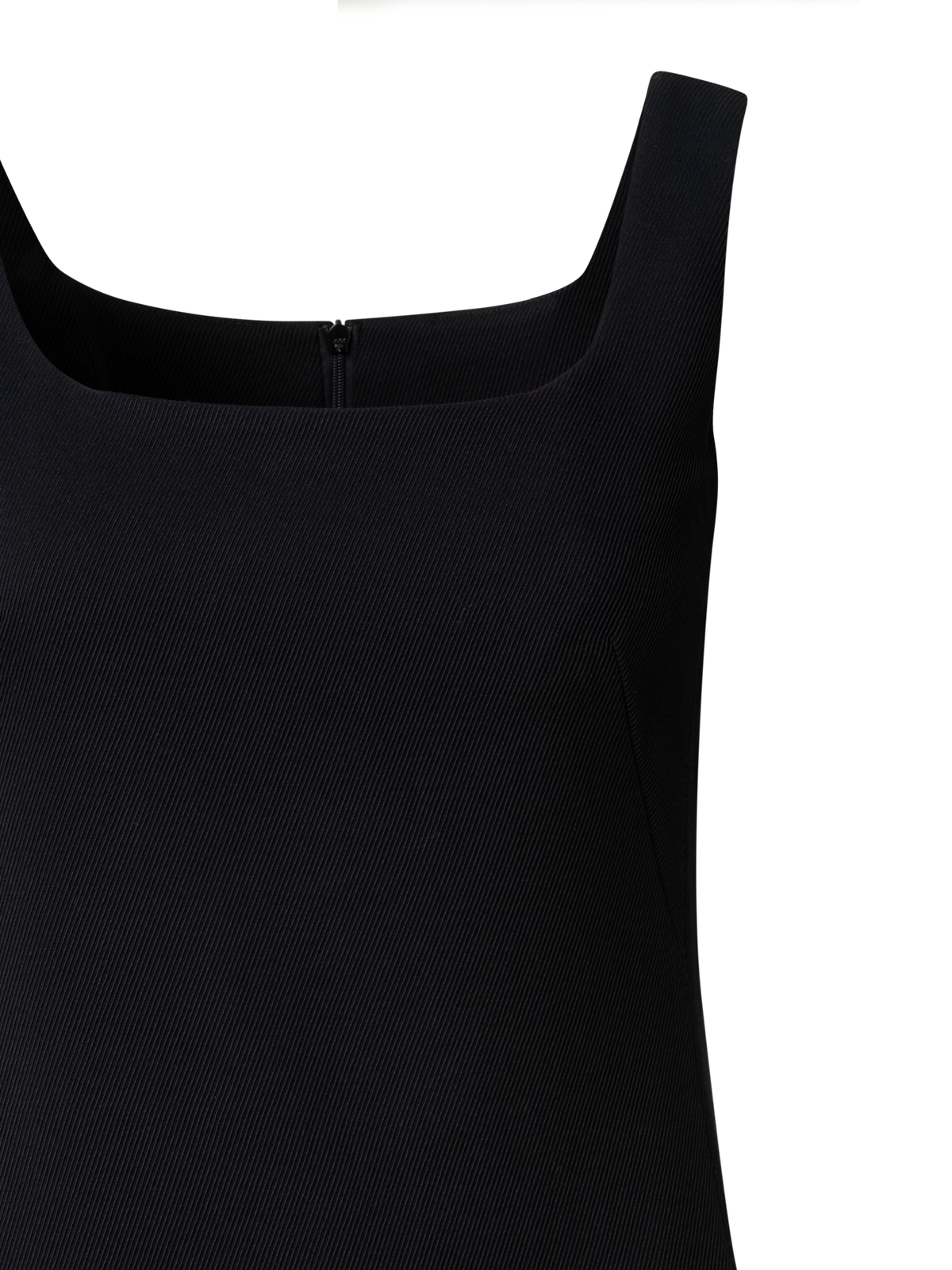 Designer Wool Tricotine Mini Dress