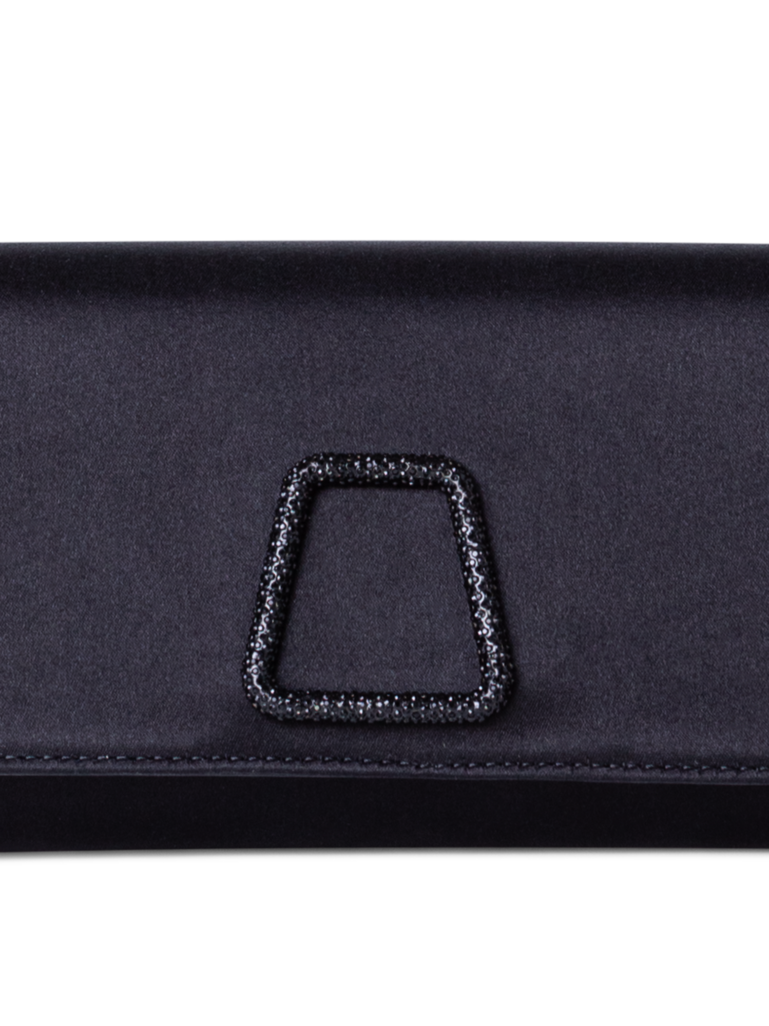 Designer Anouk Small Trapezoid Clutch - neutral - black