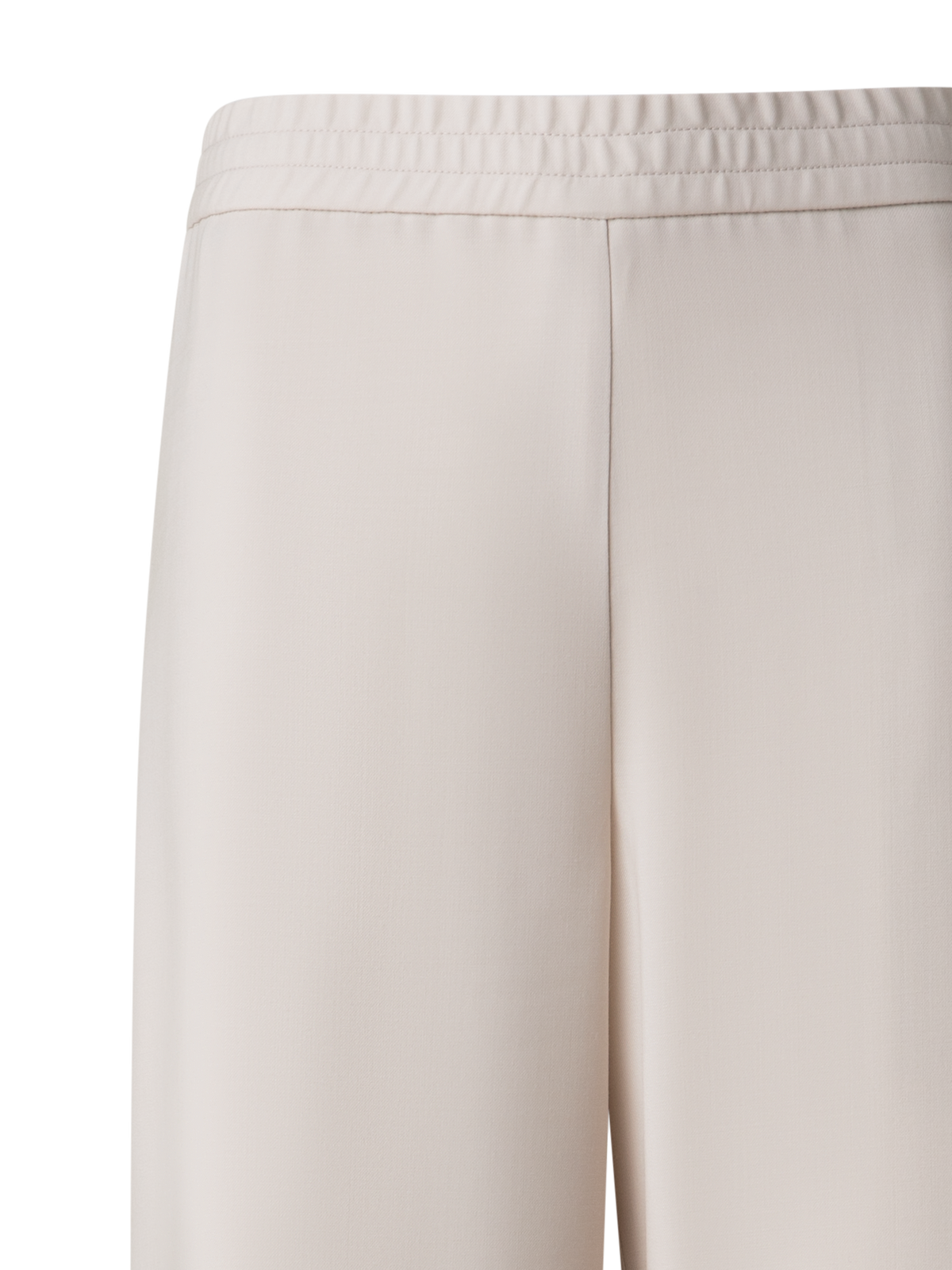 Designer Relaxed Straight Cool Wool Pants - neutral - pastel - beige