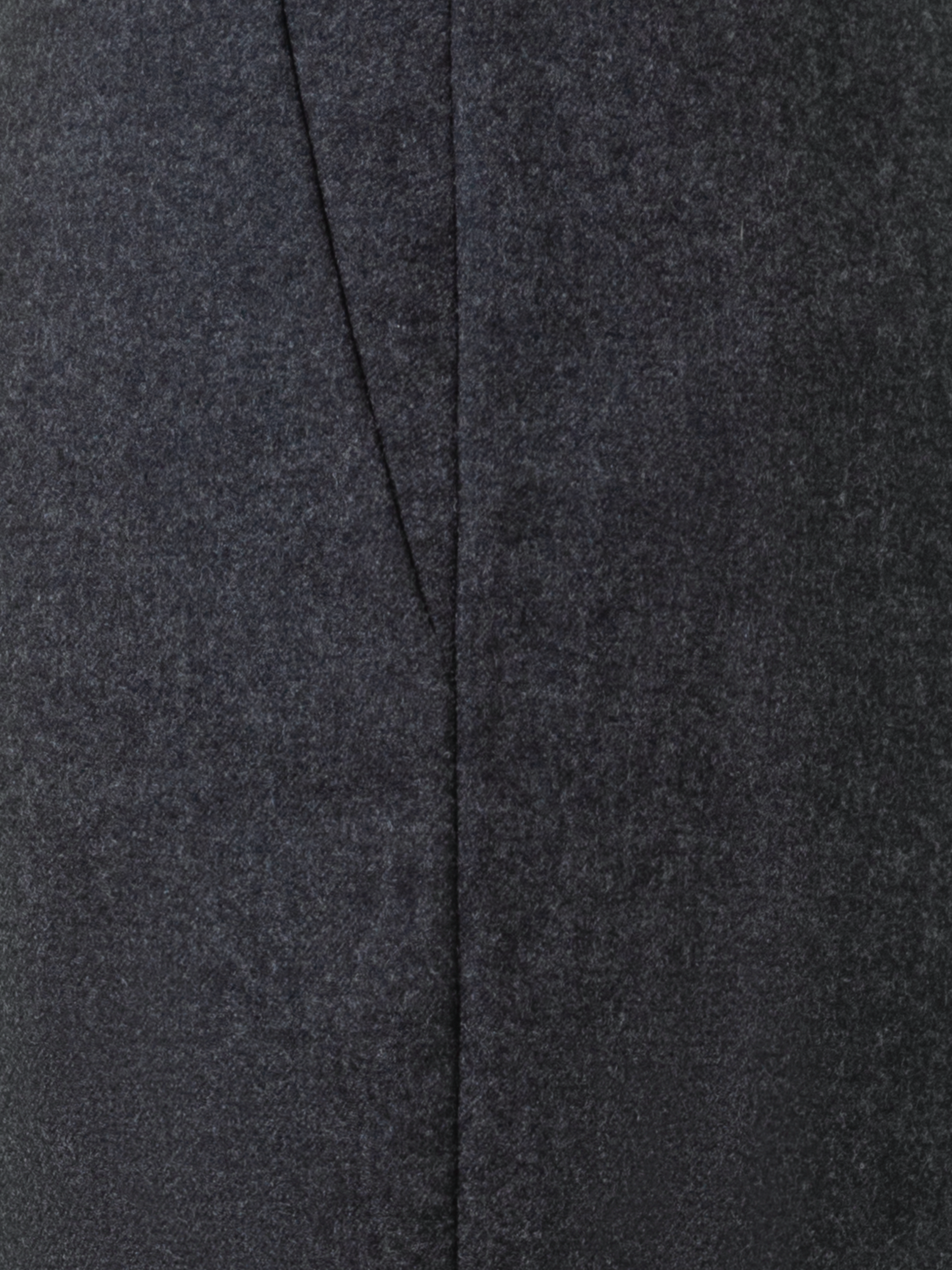 Designer Bootcut Pants in Wool Stretch Flannel - grey