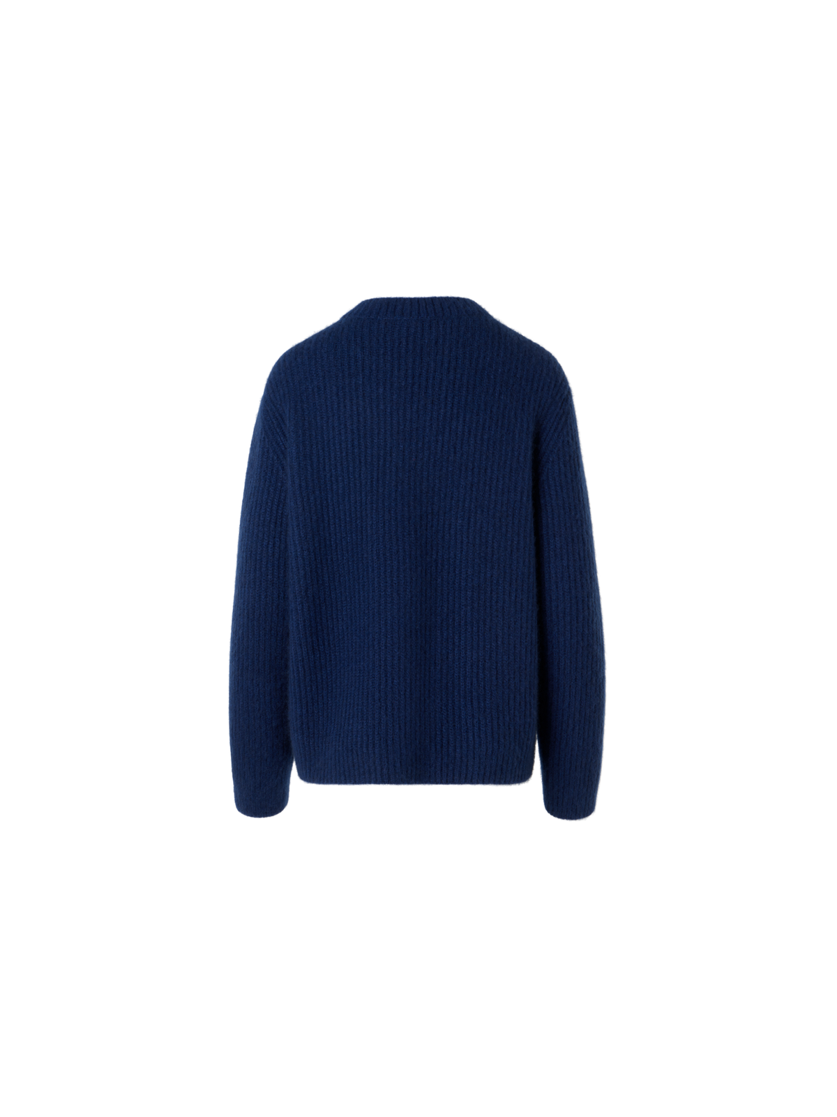 Designer Long-Sleeve Cashmere-Silk Knit Cardigan - blue