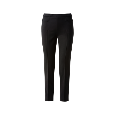 Slim Ankle-Length Cotton Techno Stretch Pants