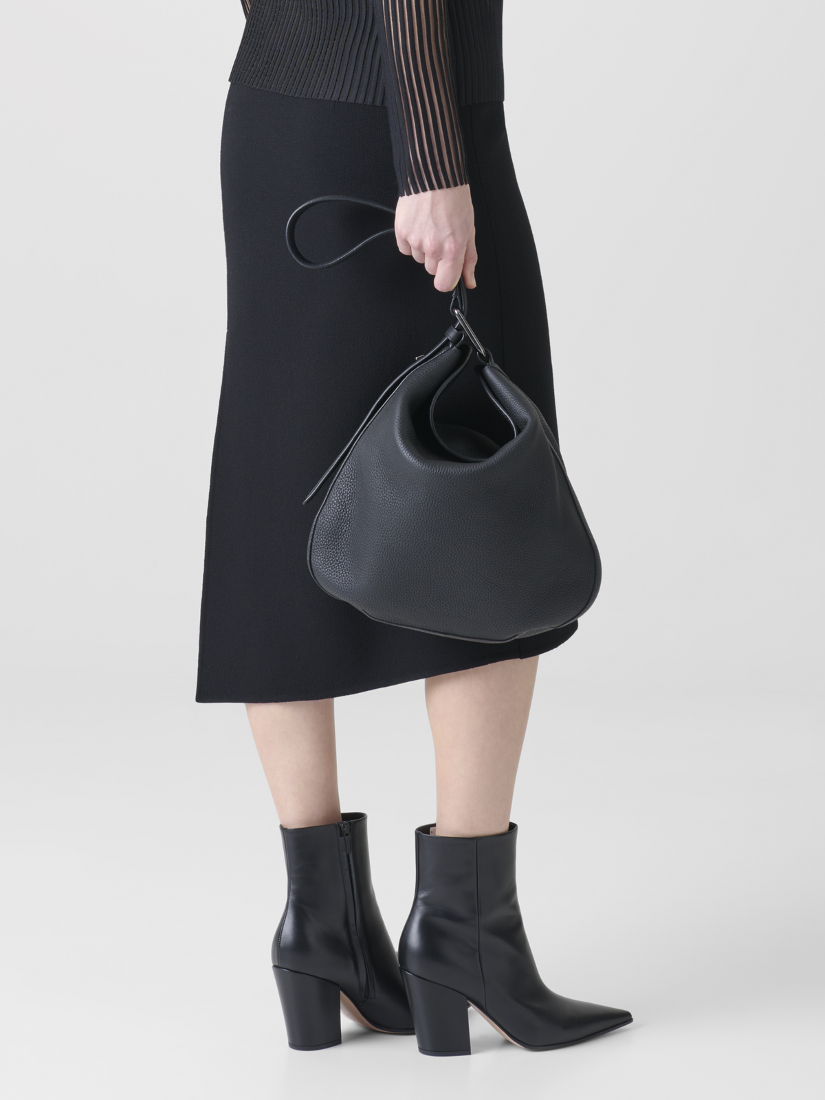 Designer Anna Medium Hobo - neutral - black 