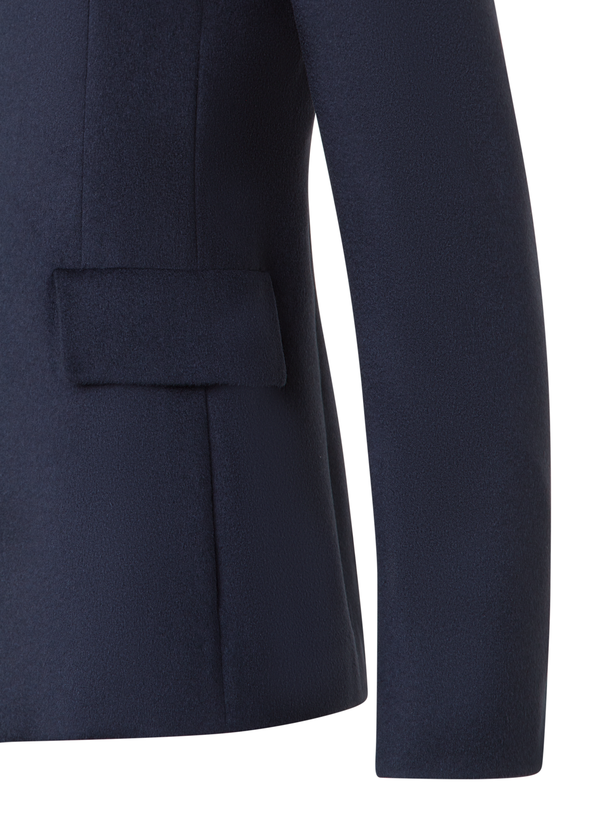 Designer Tailored Blazer in Pure Cashmere Double-Face - neutral - navy - blue